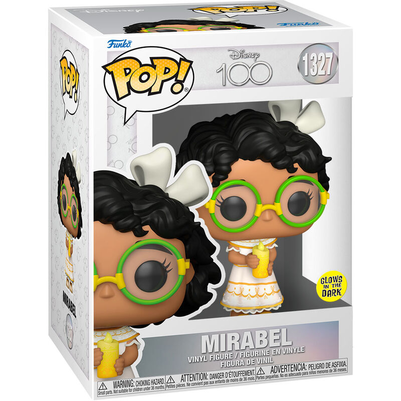 Figura Funko POP! de Mirabel de Encanto con gafas verdes y una vela amarilla - 2