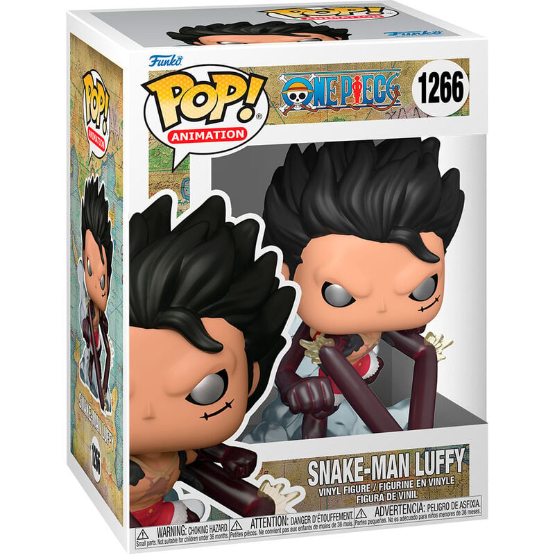 Figura Funko POP! Snake-Man Luffy de One Piece en su caja