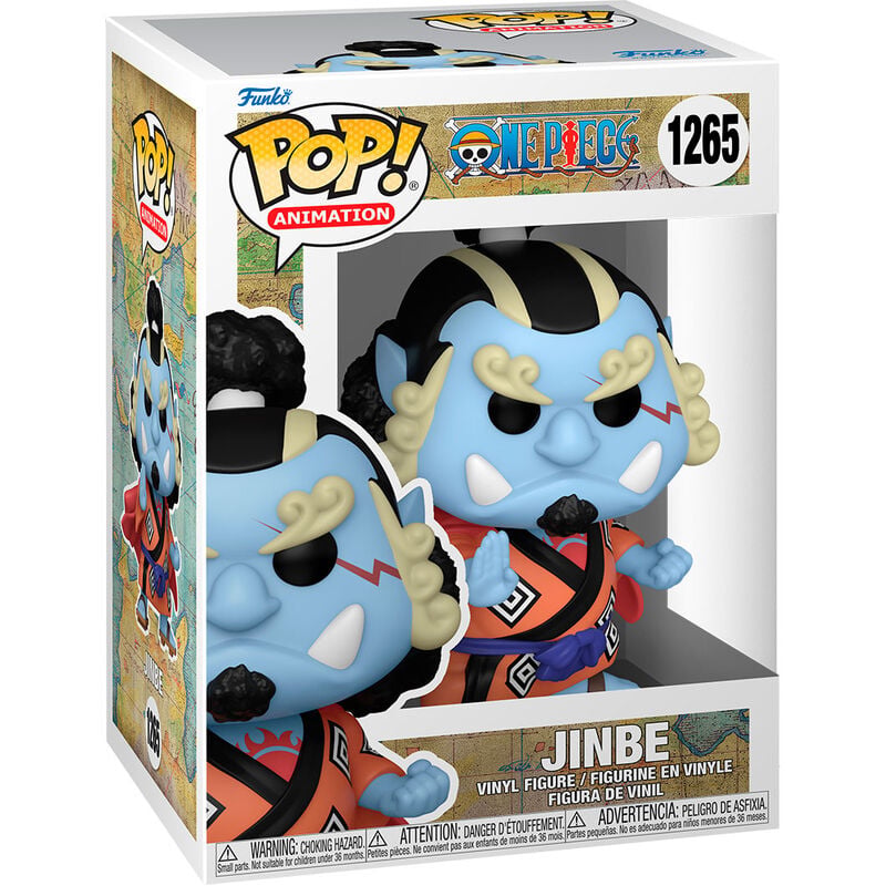 Figura Funko POP! de Jinbe de One Piece en caja con ventana
