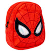 Mochila de peluche roja de Spider-Man Marvel con diseño de telaraña