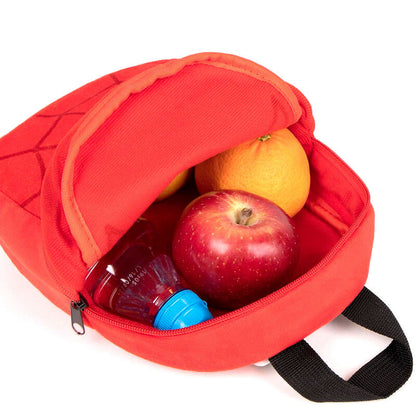 Mochila de peluche roja de Spider-Man Marvel con diseño de telaraña - 3