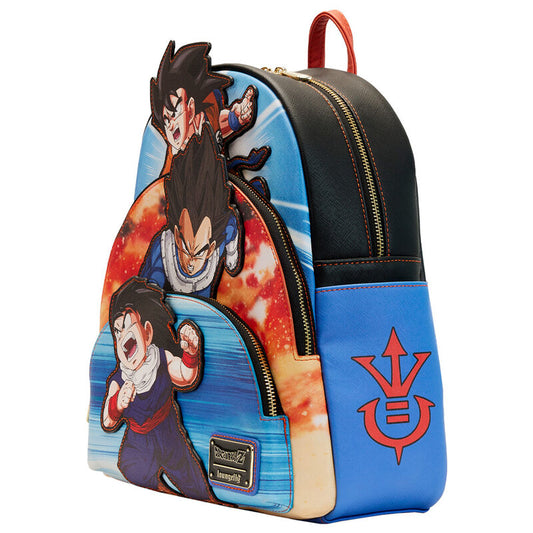 Mochila Loungefly Trio Dragon Ball Z con Goku, Vegeta y Gohan - 2