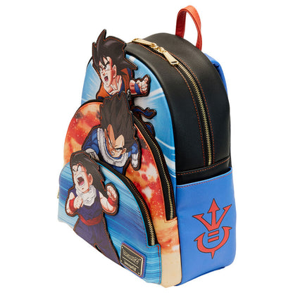 Mochila Loungefly Trio Dragon Ball Z con Goku, Vegeta y Gohan - 3