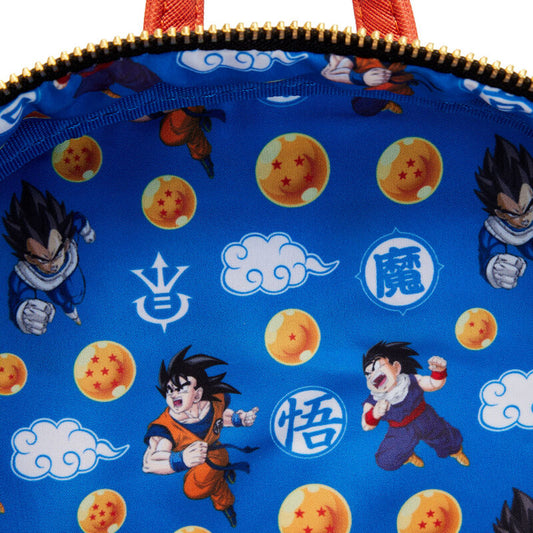 Mochila Loungefly Trio Dragon Ball Z con Goku, Vegeta y Gohan - 6
