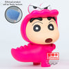 Figura de Shinnosuke Nohara con disfraz rosa de Waniyamasan