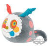 Figura Dessert Witch Fluffy Puffy gris con alas de colores