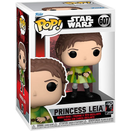 Figura Funko POP! Princess Leia de Star Wars en caja con ventana
