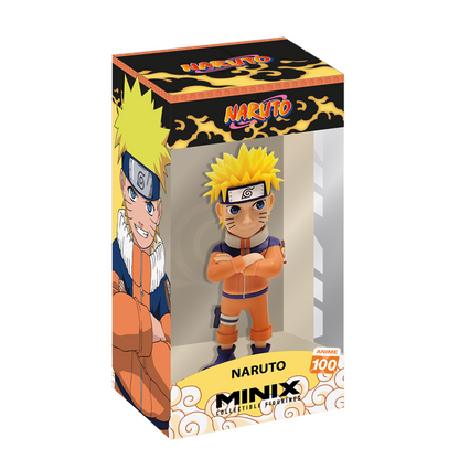 Figura MINIX de Naruto Uzumaki con traje naranja y brazos cruzados - 2