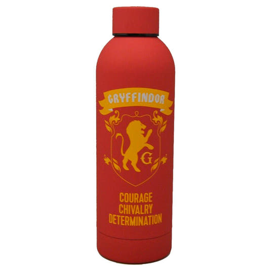Botella roja de acero inoxidable Gryffindor de Harry Potter