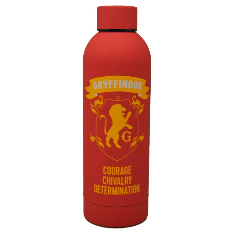 Botella roja de acero inoxidable Gryffindor de Harry Potter