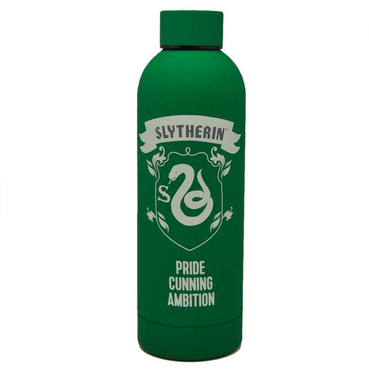 Botella verde de acero inoxidable Slytherin de Harry Potter de 700 ml