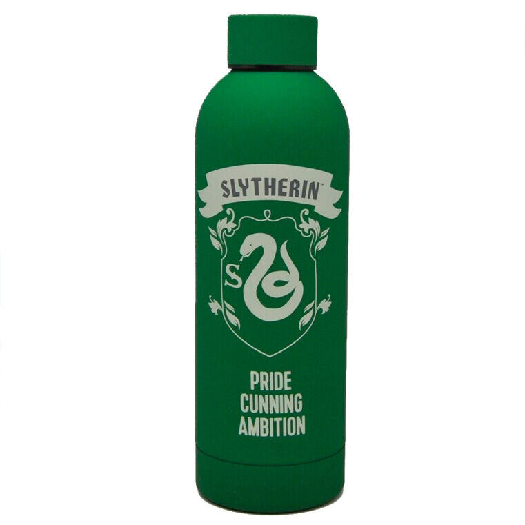 Botella verde de acero inoxidable Slytherin de Harry Potter de 700 ml
