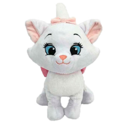 Peluche de Marie de Los Aristogatos Disney, blanca con detalles rosas - 2