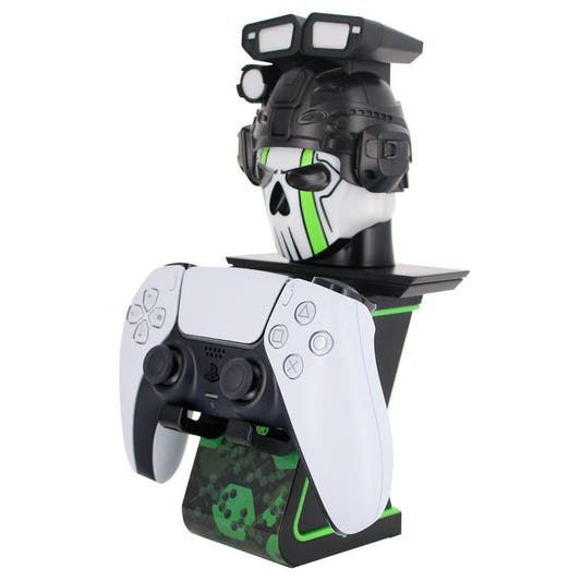 Soporte Cable Guy Call of Duty con figura de calavera en negro y verde - 5