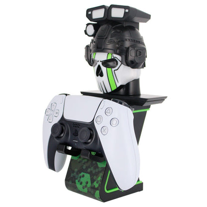Soporte Cable Guy Call of Duty con figura de calavera en negro y verde - 5