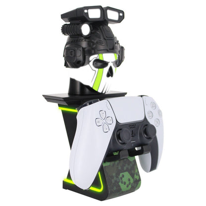 Soporte Cable Guy Call of Duty con figura de calavera en negro y verde - 8