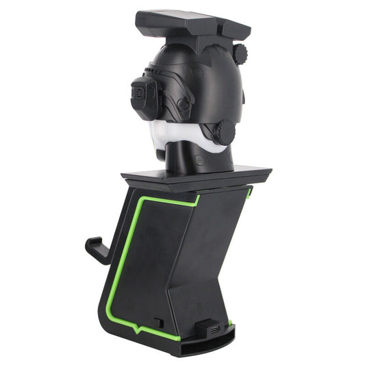 Soporte Cable Guy Call of Duty con figura de calavera en negro y verde - 11
