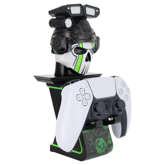 Soporte Cable Guy Call of Duty con figura de calavera en negro y verde - 12