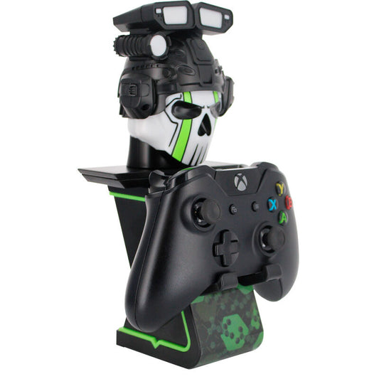 Soporte Cable Guy Call of Duty con figura de calavera en negro y verde - 14