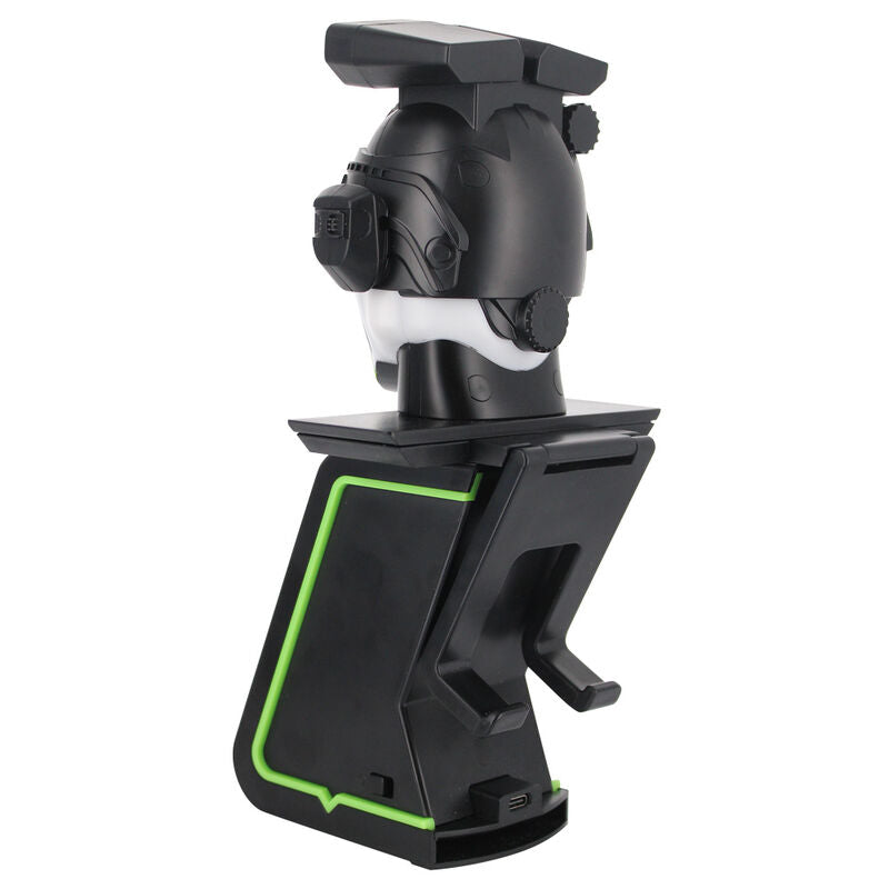 Soporte Cable Guy Call of Duty con figura de calavera en negro y verde - 18