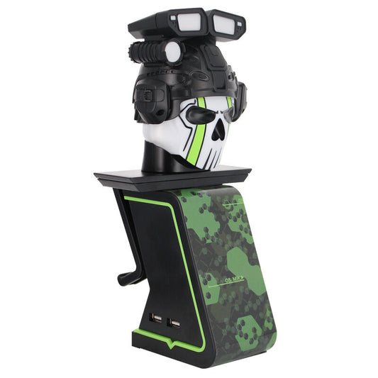 Soporte Cable Guy Call of Duty con figura de calavera en negro y verde - 20