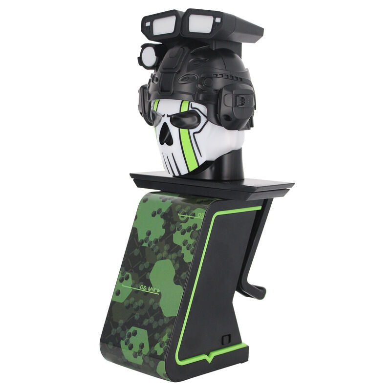 Soporte Cable Guy Call of Duty con figura de calavera en negro y verde - 21