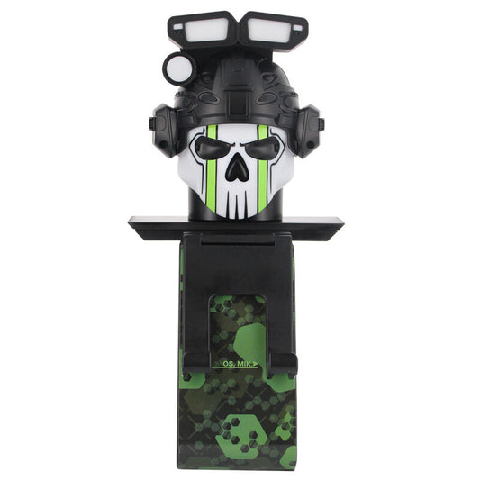 Soporte Cable Guy Call of Duty con figura de calavera en negro y verde - 22