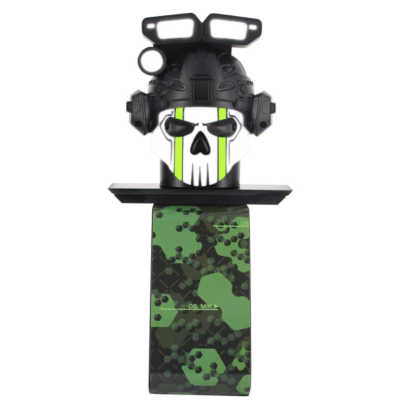 Soporte Cable Guy Call of Duty con figura de calavera en negro y verde - 23
