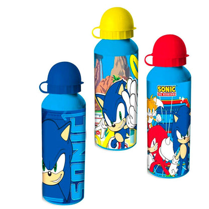 Cantimploras de aluminio Sonic The Hedgehog de 500 ml en diseños surtidos