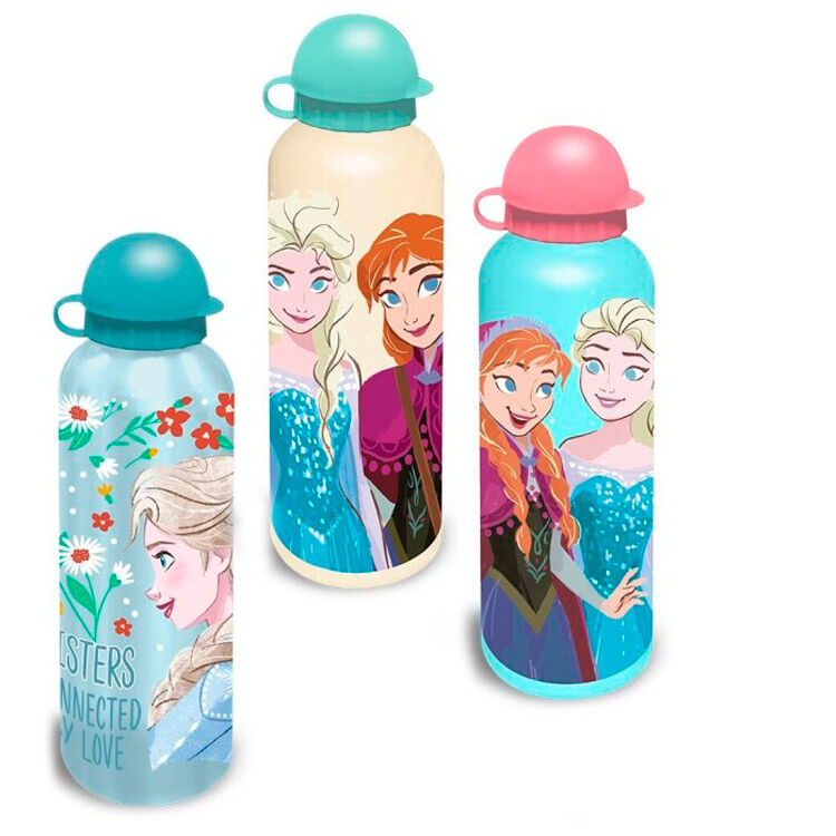 Cantimploras de aluminio Frozen Disney de 500 ml con diseños surtidos - 2
