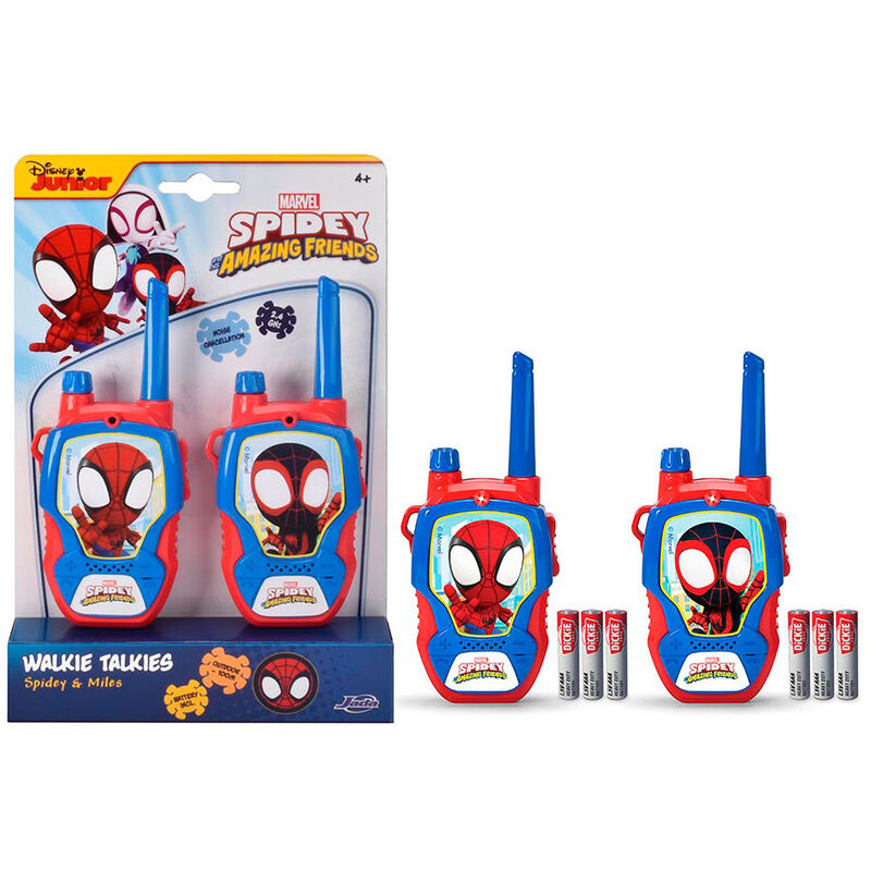 Walkie-talkies Spidey y Miles Morales de Jada Toys
