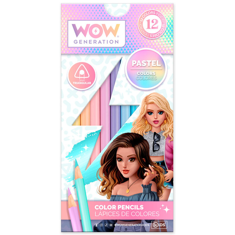 Set WOW Generation con 48 lápices de colores y libreta - 3