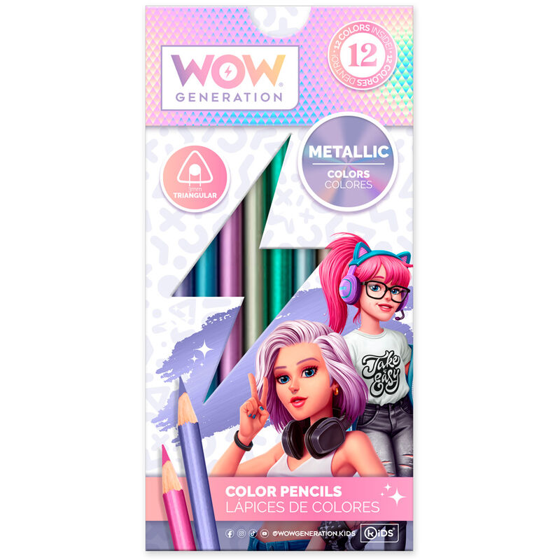 Set WOW Generation con 48 lápices de colores y libreta - 4