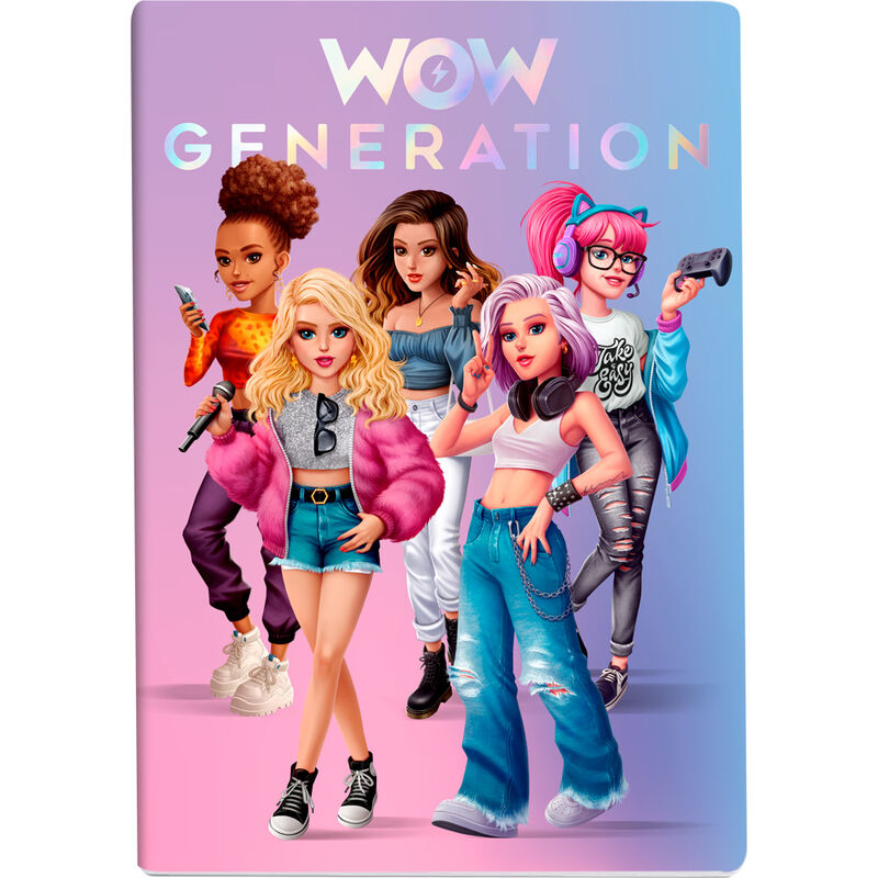 Set de tres libretas A5 WOW Generation con diseños pastel - 4