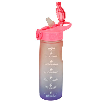 Cantimplora WOW GENERATION de 500 ml con degradado rosa y azul - 2