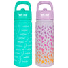 Cantimploras térmicas WOW GENERATION de 500 ml en turquesa y lila
