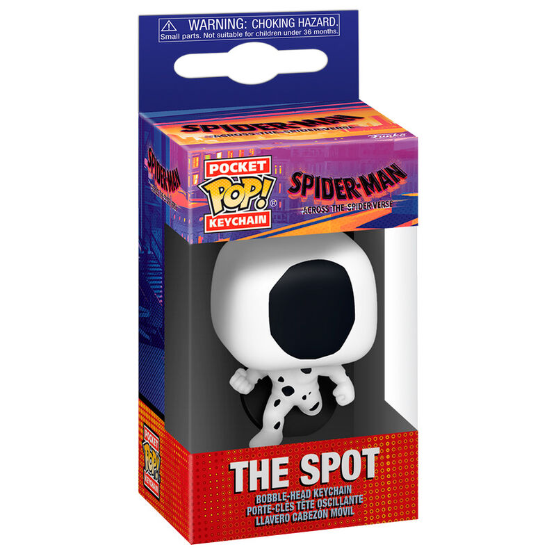 Llavero Funko Pocket POP! de The Spot en blanco y negro - 2