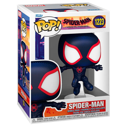 Figura Funko POP! de Spider-Man Across the Spider-Verse en caja con ventana