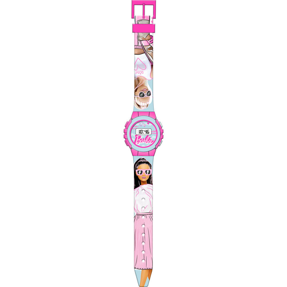 Reloj digital Barbie rosa de MATTEL - 2