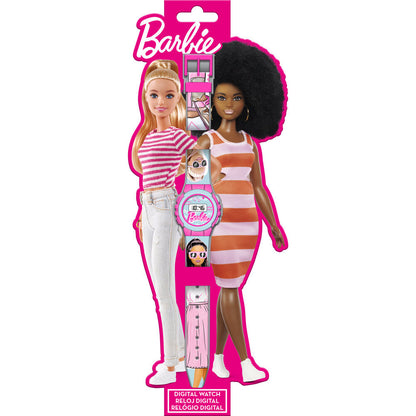 Reloj digital Barbie rosa de MATTEL