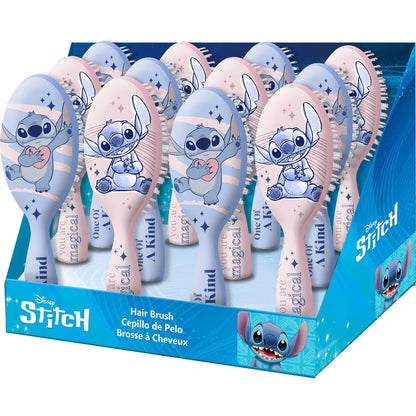 Cepillo de pelo Stitch Disney en diseño surtido azul y rosa