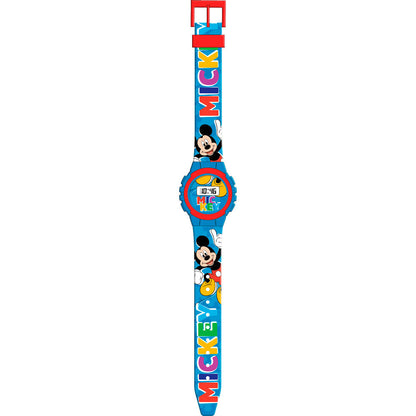 Reloj digital Disney Mickey Mouse azul y rojo - 2