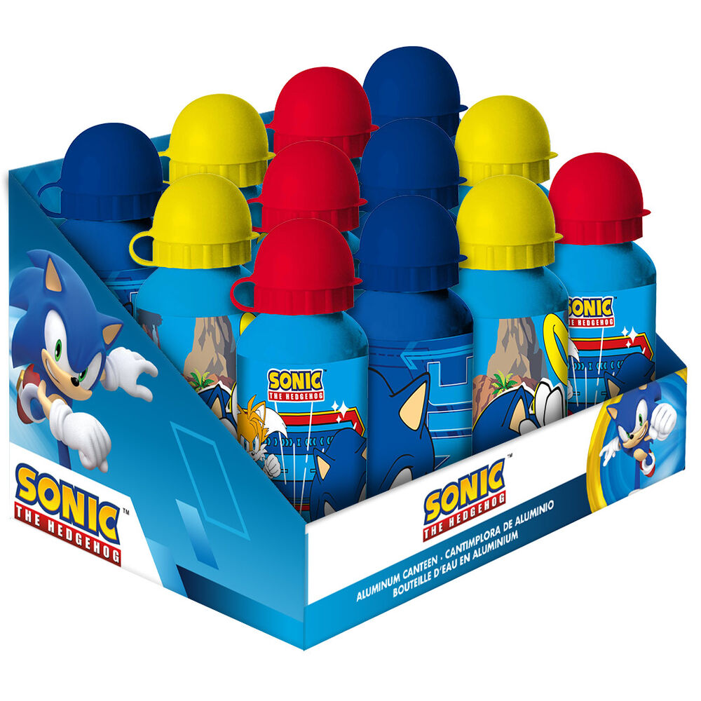 Cantimploras de aluminio Sonic The Hedgehog de 500 ml en diseños surtidos - 2