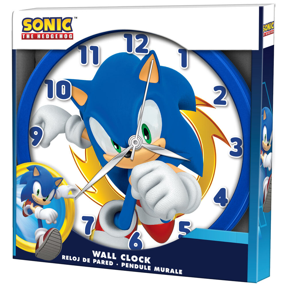 Reloj de pared de Sonic The Hedgehog de SEGA