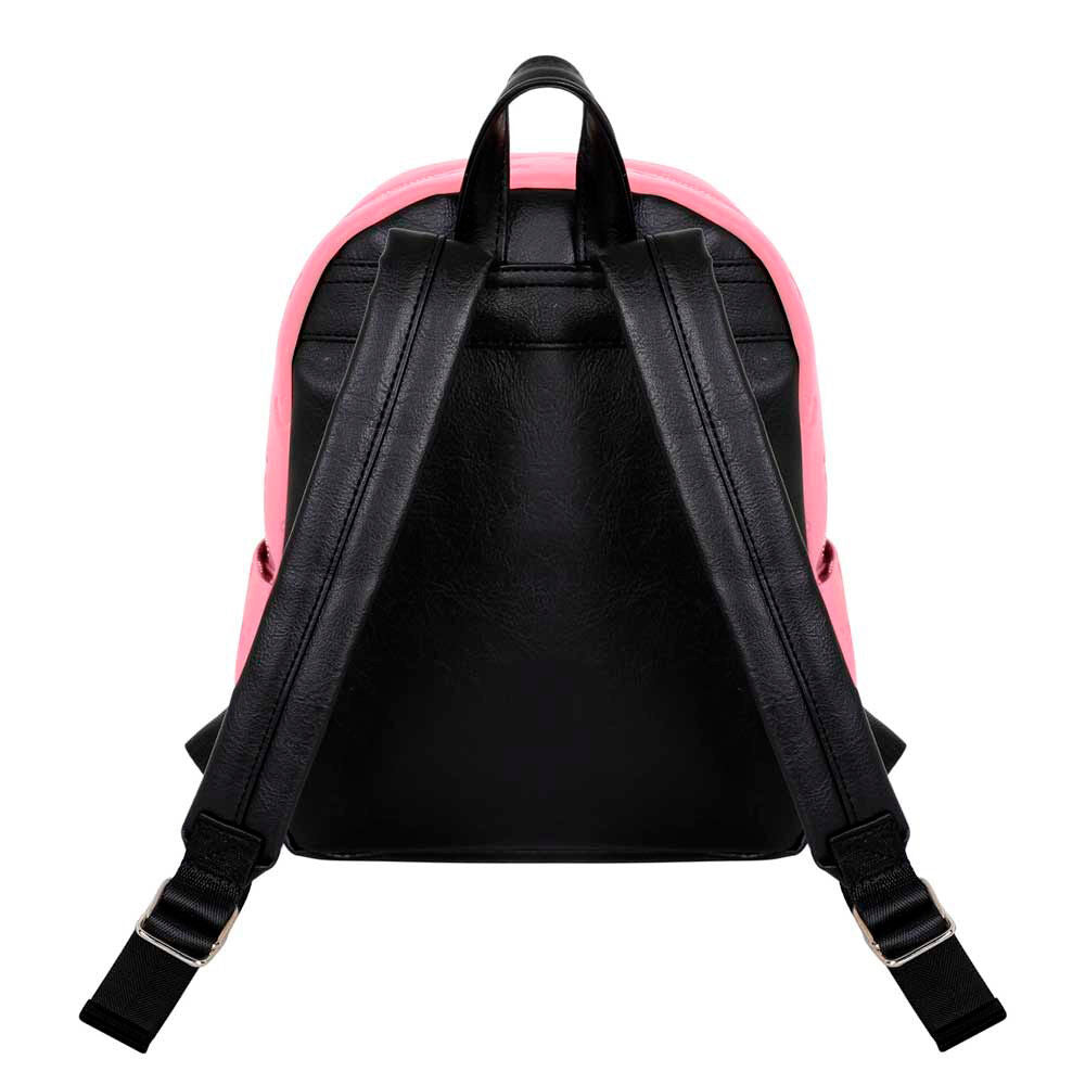 Mochila rosa de Minnie Disney con lazo de lunares - 2