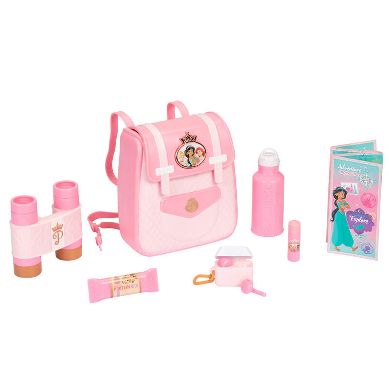 Mochila rosa Disney Princess con accesorios de viaje de juguete - 2