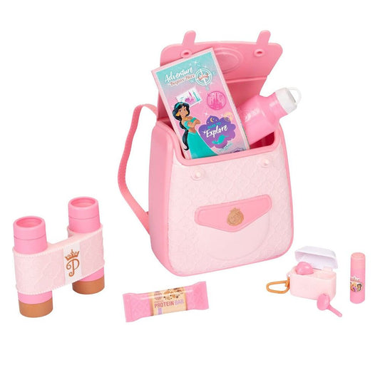 Mochila rosa Disney Princess con accesorios de viaje de juguete - 4