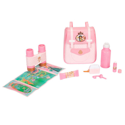 Mochila rosa Disney Princess con accesorios de viaje de juguete - 5