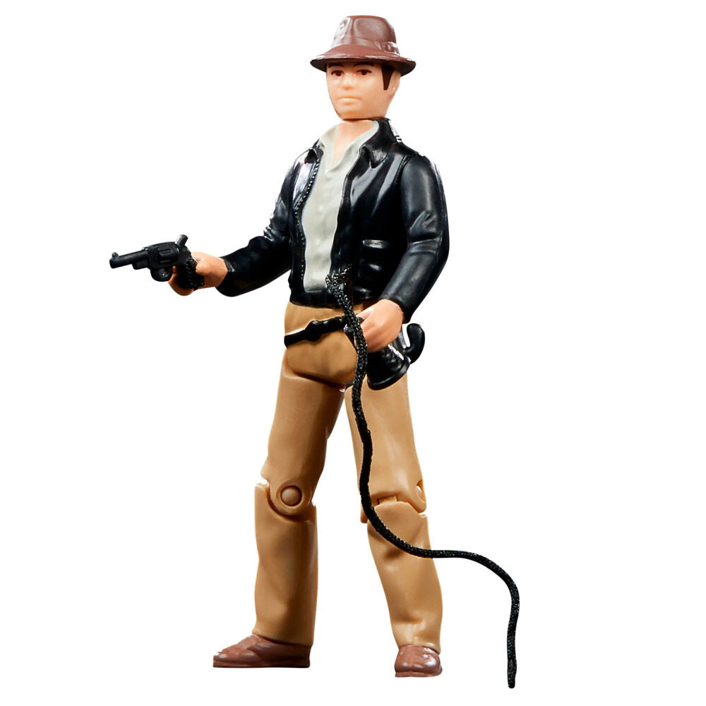 Figura articulada de Indiana Jones de 9 cm con sombrero, pistola y látigo