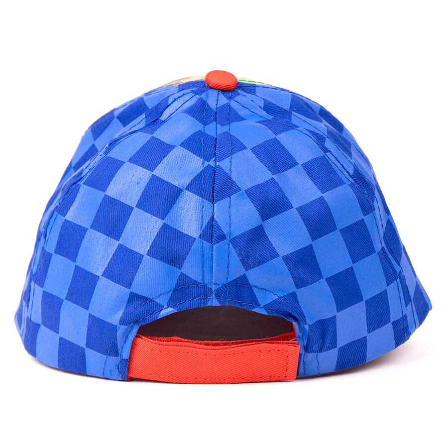 Gorra azul de Sonic The Hedgehog con Sonic, Tails y Knuckles - 2